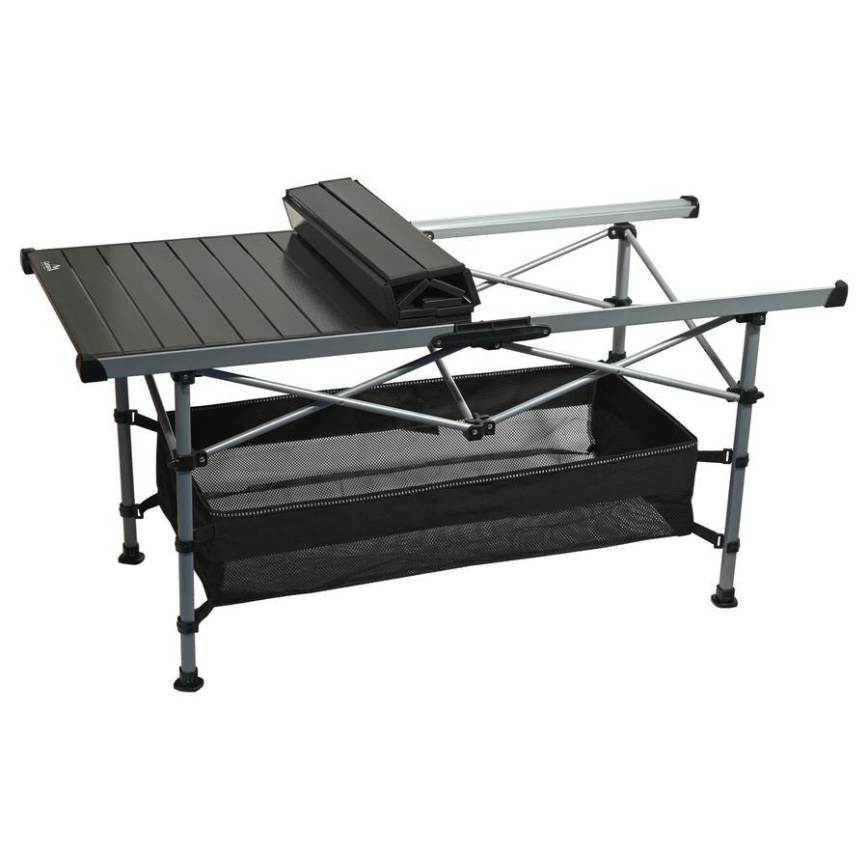 Tavolo da campeggio pieghevole 123x55cm antracite