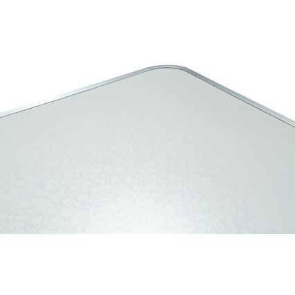 Tavolo da campeggio pieghevole + 4x sedia bianco/cromo opaco