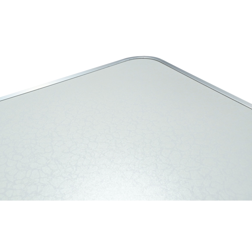 Tavolo da campeggio pieghevole + 4x sedia bianco/cromo opaco