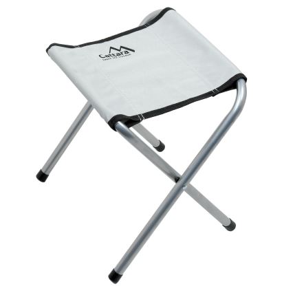 Tavolo da campeggio pieghevole + 4x sedia bianco/cromo opaco