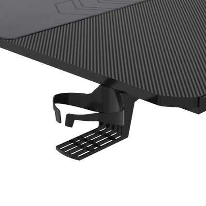 Tavolo da gioco SNAKE con LED RGB retroilluminazione 100x60 cm nero