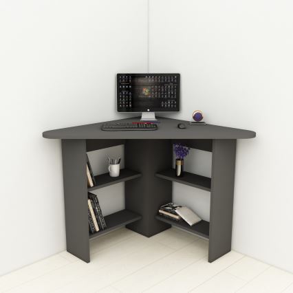 Tavolo da lavoro CORNER 73,8x80 cm antracite