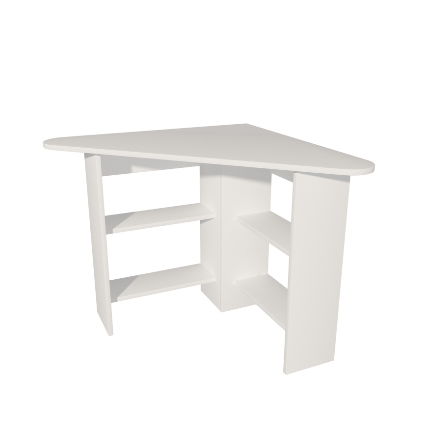 Tavolo da lavoro CORNER 73,8x80 cm bianco