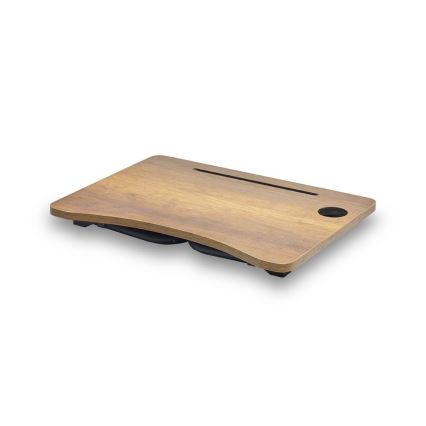 Tavolo per letto SEHPA 20x60 cm betulla marrone/nero