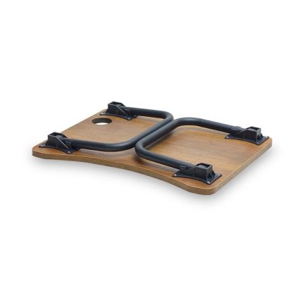 Tavolo per letto SEHPA 20x60 cm betulla marrone/nero