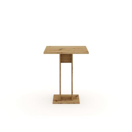 Tavolo STRAPO  68x68 cm rovere artisan