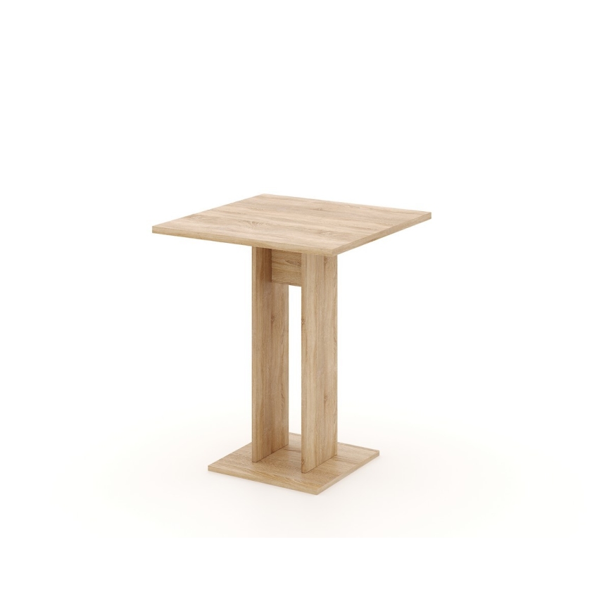 Tavolo STRAPO 68x68 cm rovere sonoma