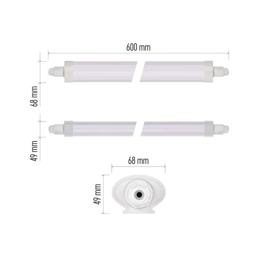 LED Technische Leuchte DUSTY LED/18W/230V IP65 4000K 60 cm