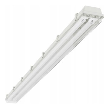 Technische LED-Röhrenleuchte T8, 2x G13, 20 W, 230 V, 6500 K, 120 cm, IP65, Weiß