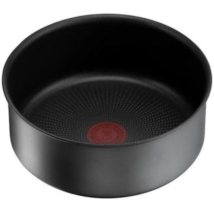 Tefal - 20-teiliges Kochgeschirrset INGENIO DAILY CHEF ON schwarz