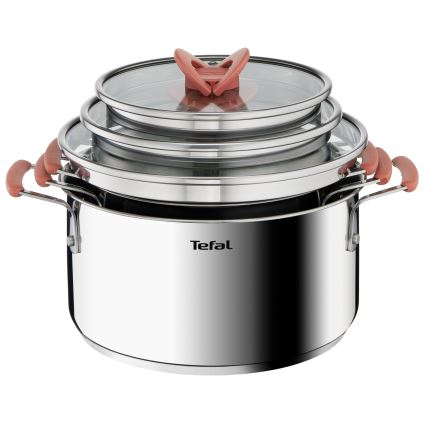 Tefal - 6-teiliges Topfset OPTI'SPACE