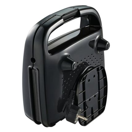 Tefal - Appareil à croque-monsieur CROC TIME 700W/230V noir/chrome