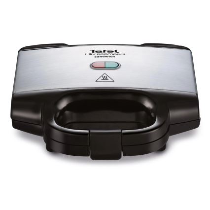 Tefal - Appareil à croque-monsieur ULTRACOMPACT 700W/230V noir/chrome