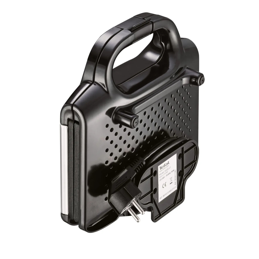 Tefal - Appareil à croque-monsieur ULTRACOMPACT 700W/230V noir/chrome