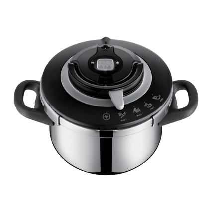 Tefal - Autocuiseur sous pression 4,5 l CLIPSO+ CHEF inox