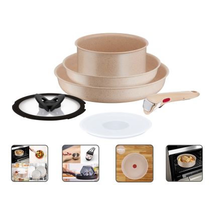Tefal - Batterie de cuisine 6 pièces INGENIO DELIGHT