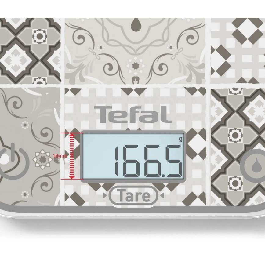 Tefal - Bilancia da cucina OPTISS 2xAAA beige