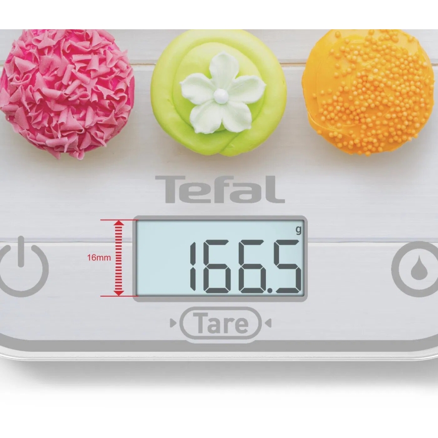 Tefal - Bilancia da cucina OPTISS 2xAAA colorato