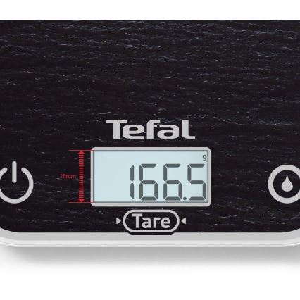 Tefal - Bilancia da cucina OPTISS 2xAAA nero