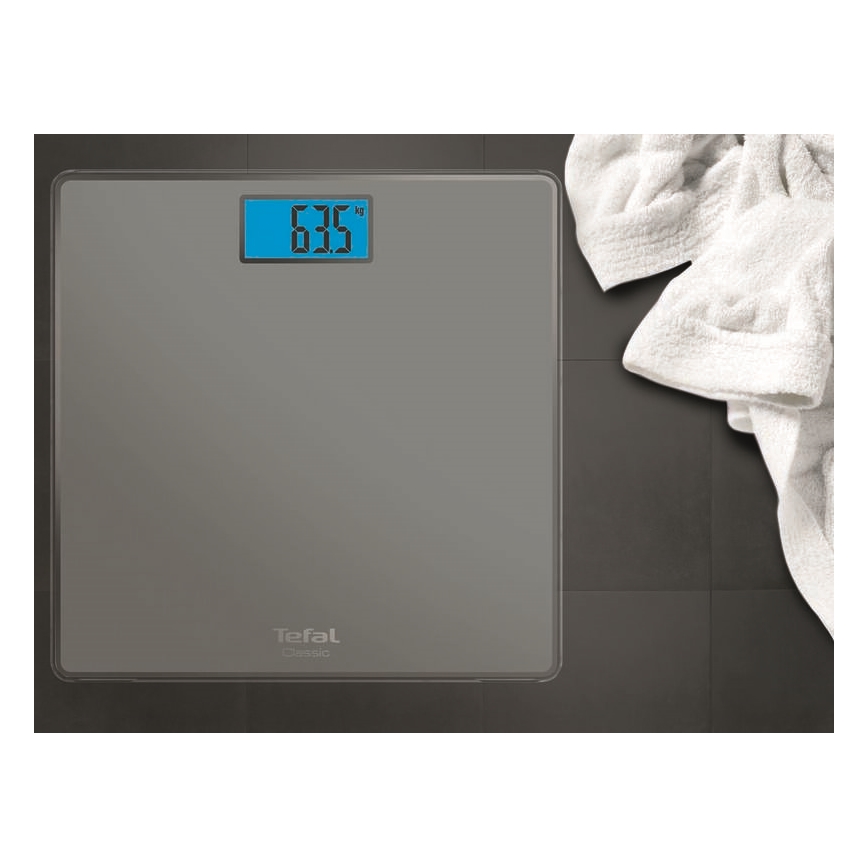 Tefal - Bilancia personale CLASSIC 2xAAA grigio