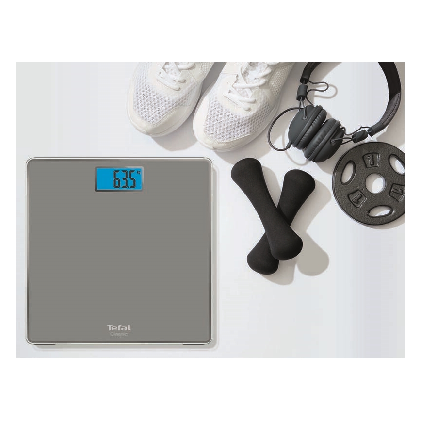 Tefal - Bilancia personale CLASSIC 2xAAA grigio