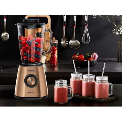 Tefal - Blender de table 1,75 l BLENDFORCE 800W/230V cuivré
