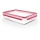 Tefal - Boîte de conservation alimentaire 3 l MSEAL GLASS rouge/verre