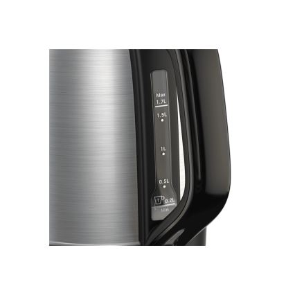 Tefal - Bollitore SUBITO 1,7l 2400W/230V acciaio inossidabile/nero