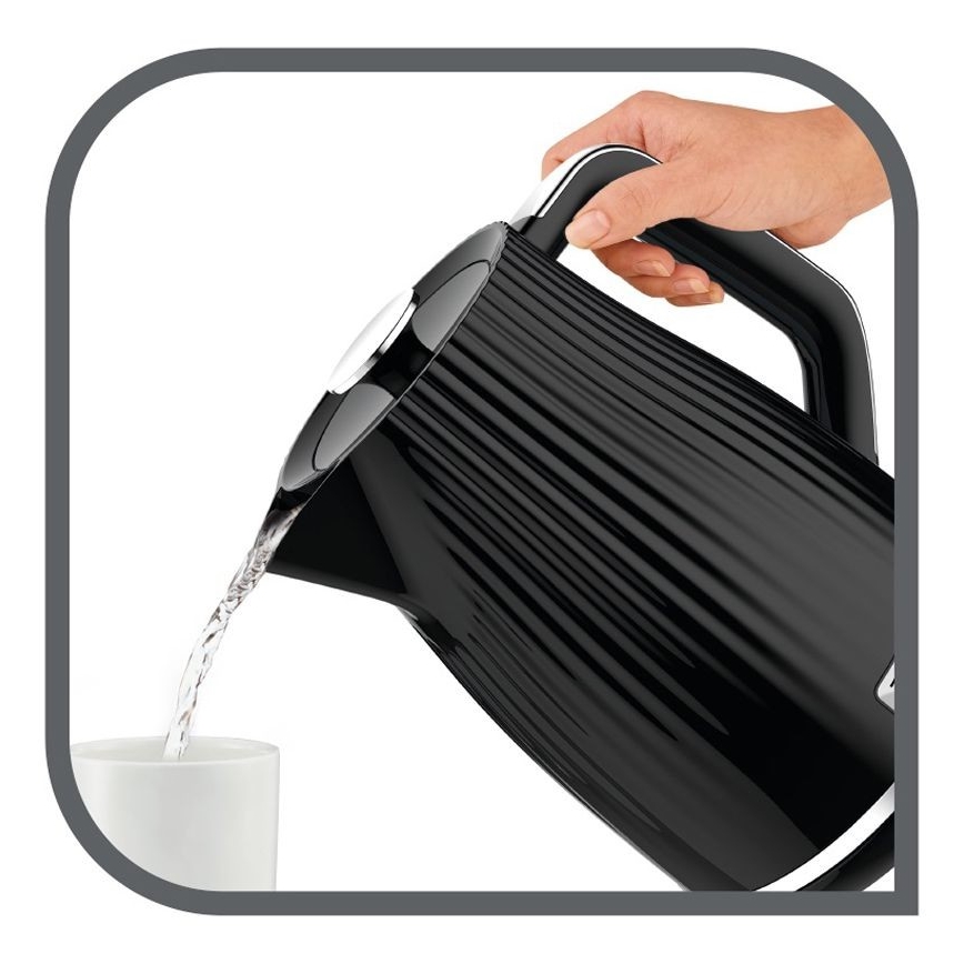 Tefal - Bouilloire LOFT 1,7 l 2400W/230V noir