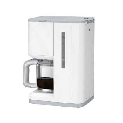 Tefal - Caffettiera a goccia con display LCD SENSE 1000W/230V bianco