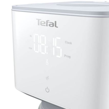 Tefal - Caffettiera a goccia con display LCD SENSE 1000W/230V bianco