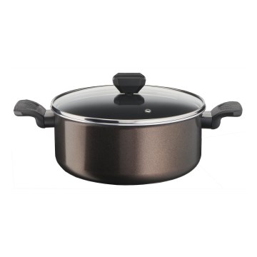 Tefal - Casserole avec couvercle EASY COOK & CLEAN 24 cm