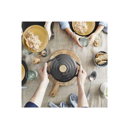 Tefal - Pentola con coperchio AIR 20 cm antracite