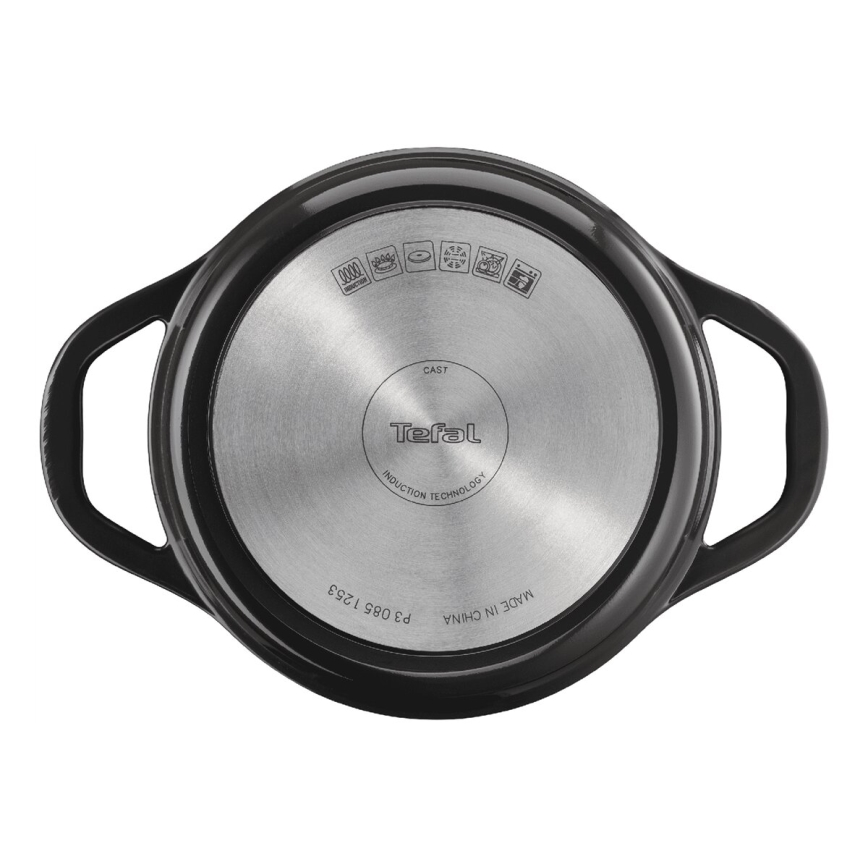 Tefal - Pentola con coperchio AIR 20 cm antracite