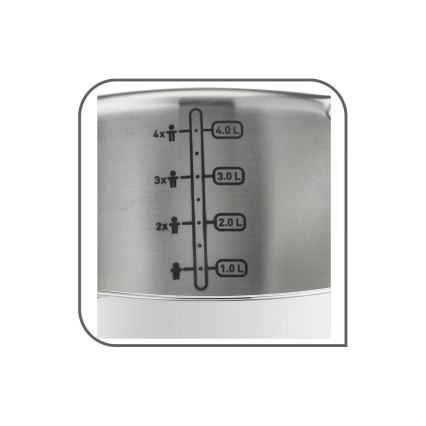 Tefal - Casseruola con coperchio DUETTO 28 cm