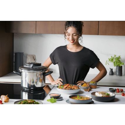 Tefal - Pentola a pressione 4,5 l CLIPSO+ CHEF in acciaio inox