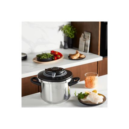 Tefal - Pentola a pressione 4,5 l CLIPSO+ CHEF in acciaio inox