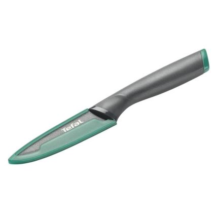 Tefal - Coltello da intaglio in acciaio inox FRESH KITCHEN 9 cm grigio/verde