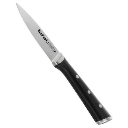 Tefal - Coltello da intaglio in acciaio inox ICE FORCE 9 cm cromo lucido/nero
