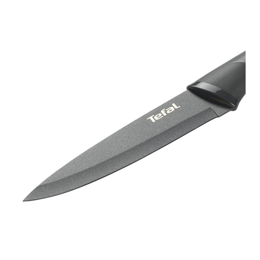 Tefal - Coltello universale in acciaio inox FRESH KITCHEN 12 cm grigio/verde