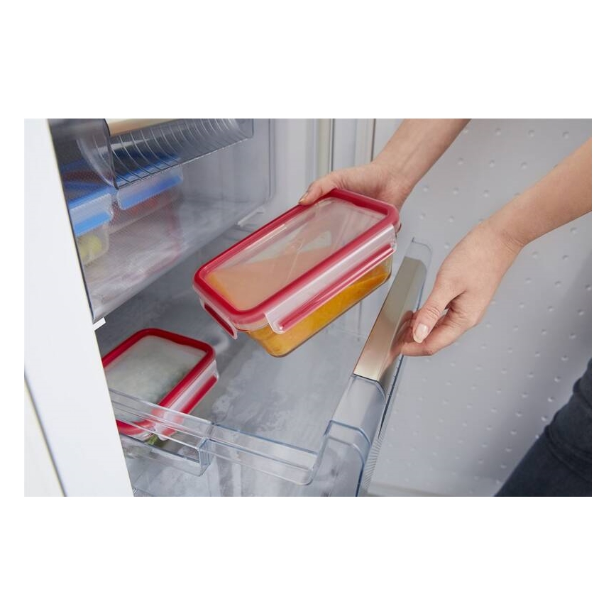 Tefal - Contenitore per alimenti 0,85 l MSEAL GLASS rosso/vetro