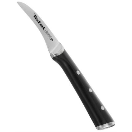 Tefal - Couteau à découper en acier inoxydable ICE FORCE 7 cm chrome brillant/noir
