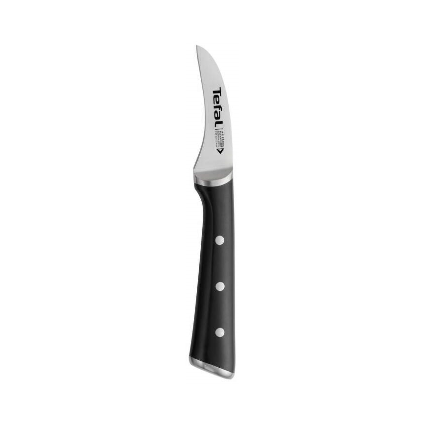 Tefal - Couteau à découper en acier inoxydable ICE FORCE 7 cm chrome brillant/noir