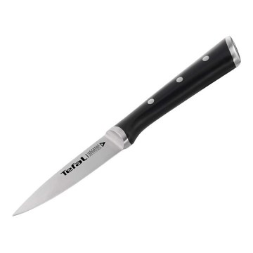Tefal - Couteau à découper en acier inoxydable ICE FORCE 9 cm chrome brillant/noir