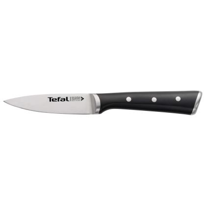 Tefal - Couteau à découper en acier inoxydable ICE FORCE 9 cm chrome brillant/noir