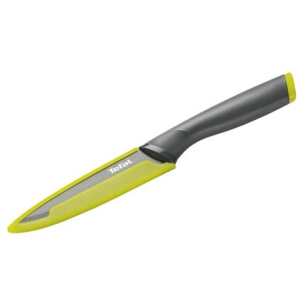 Tefal - Couteau universel en acier inoxydable FRESH KITCHEN 12 cm gris/vert