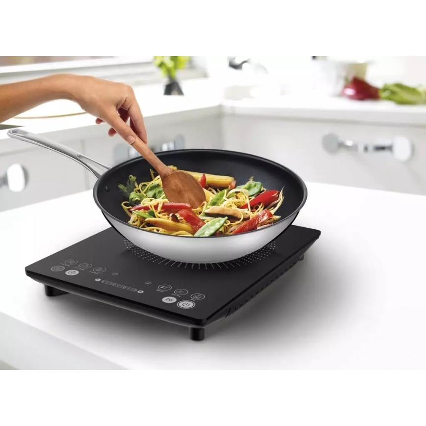 Tefal - Cucina a induzione EVERYDAY SLIM 2100W/230V nero