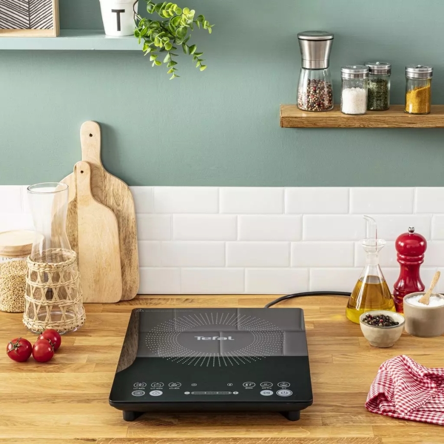 Tefal - Cucina a induzione EVERYDAY SLIM 2100W/230V nero