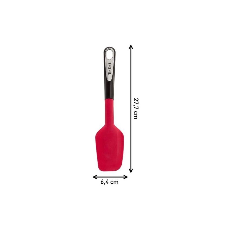 Tefal - Cuillère en silicone INGENIO noir/rouge