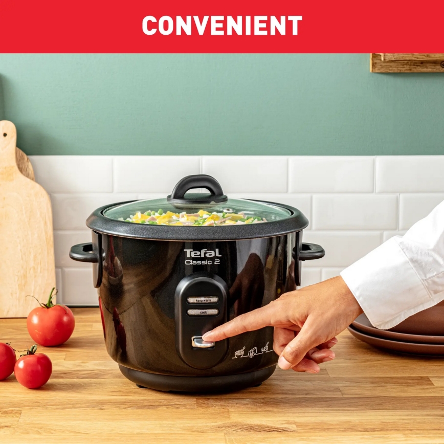 Tefal - Cuiseur à riz CLASSIC 500W/230V 3 l noir